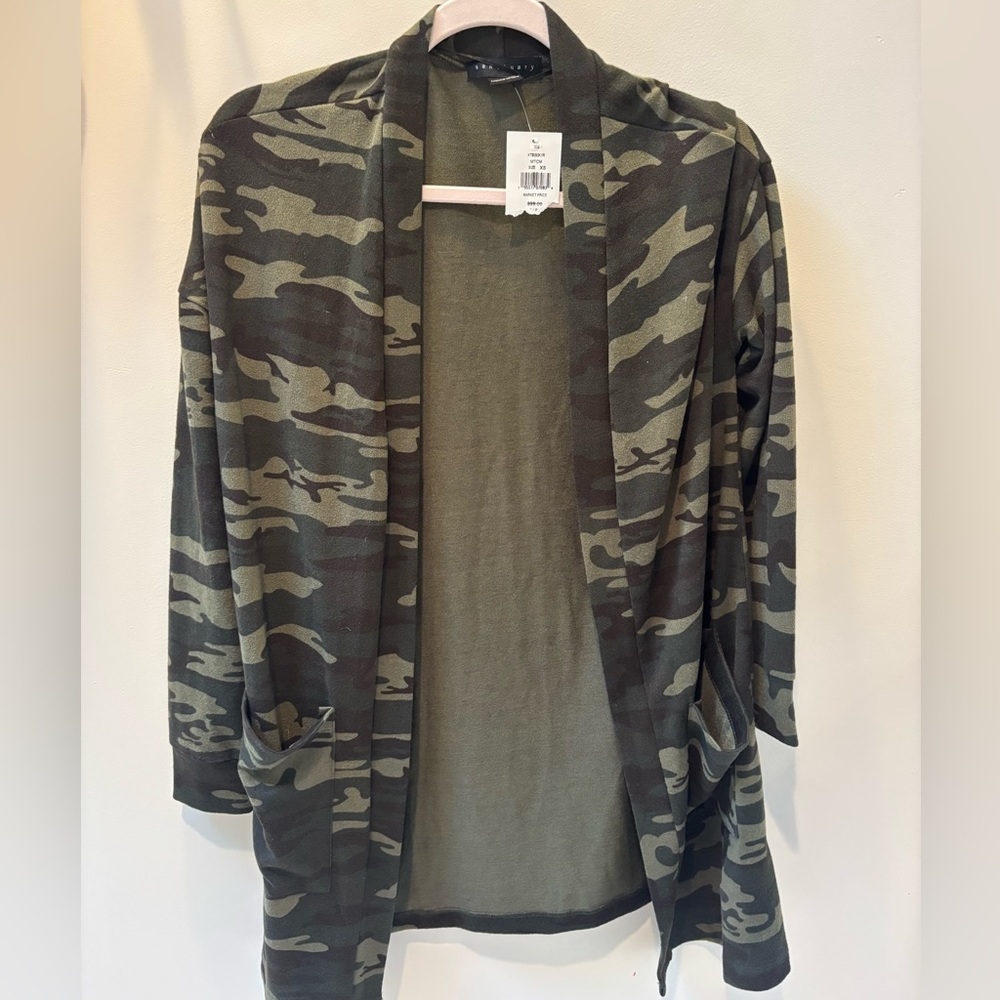Sanctuary Olive Camo Cardigan